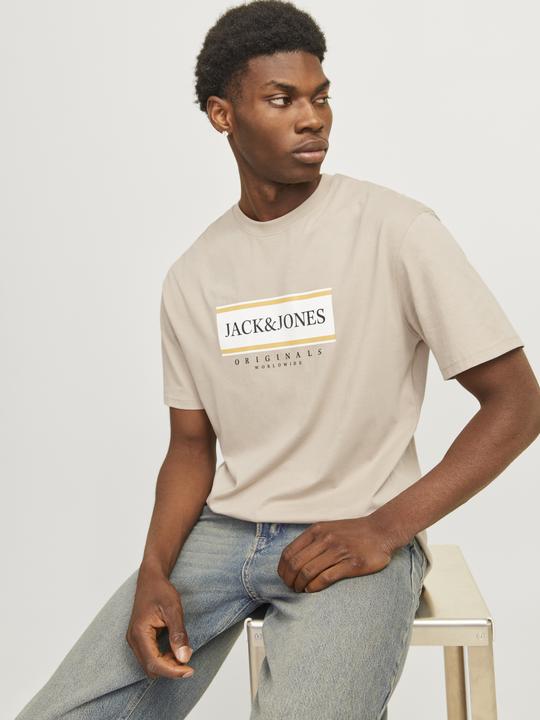 Actual product image Jack & Jones Printed round neck T-shirt T-shirt (XS)