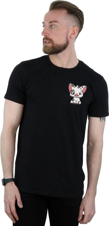Actual product image Disney Mens Moana Pua The Pig Breast Print T-Shirt (3XL)