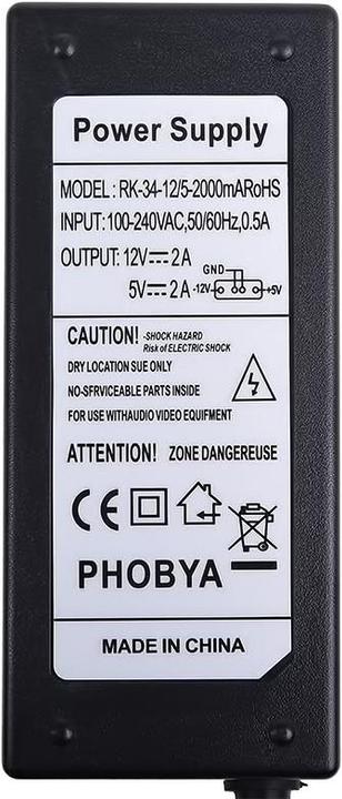 Actual product image Phobya External power supply 230V on 4Pin Molex
