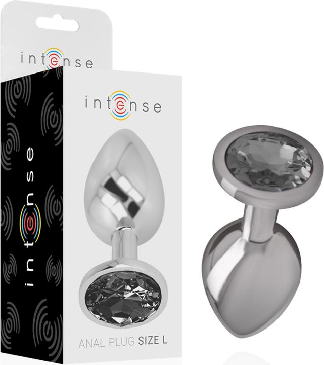 Image du produit Intense Anal Plug Metal Black Size L