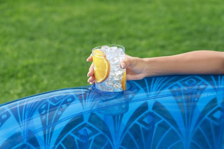 Actual product image Bestway Bohemian Blue Inflatable Family Pool 1.68 m x 53 cm