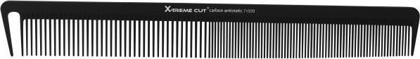 Actual product image Akashi Carbon hair cutting comb with cm indication