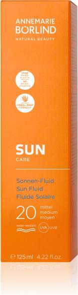Actual product image Annemarie Börlind Sun Series - Sun Fluid SPF 20 (Suntan cream, SPF 20, 125 ml, 160 g)