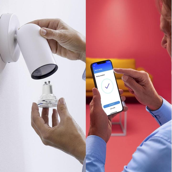 Actual product image WiZ Tunable White & Colour (GU10, 4.70 W, 345 lm, 2 x, F)