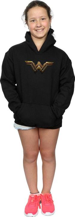Actual product image Girls Justice League Movie Wonder Woman Emblem Hoodie (116)