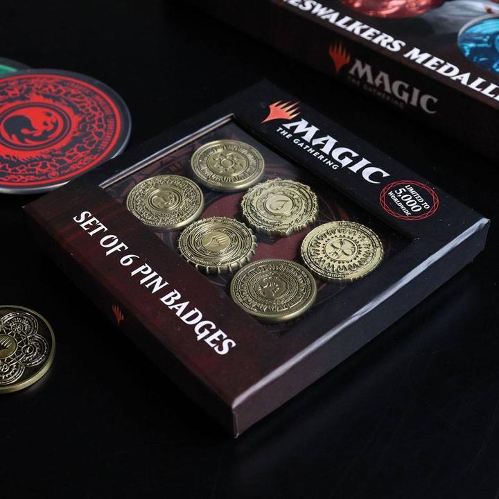 Produktbild Fanattik Magic the Gathering pack 6 pin's Limited Edition Mana Symbol