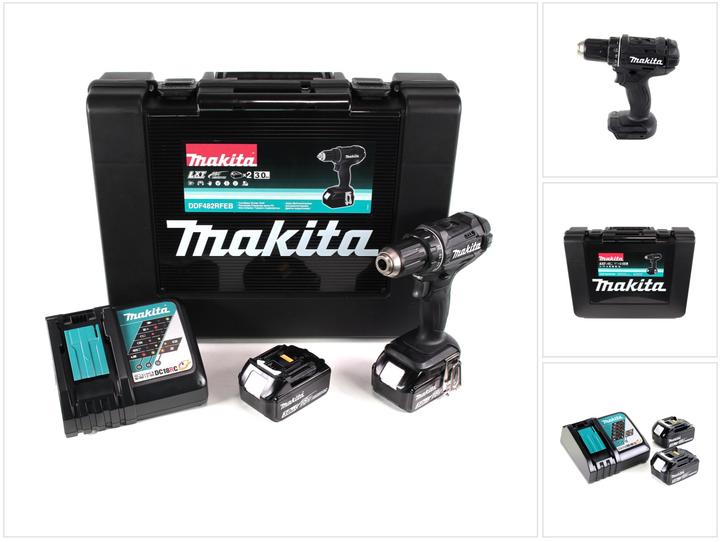 Produktbild Makita DDF482RFEB Akku-Bohrschrauber (Akkubetrieb)
