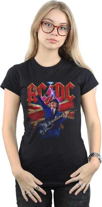 Produktbild AC/DC Angus Union Flag Lightning TShirt aus Baumwolle (S)