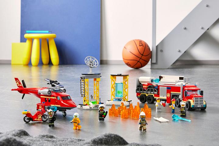 Actual product image LEGO Fire Brigade Helicopter (60281, LEGO City)