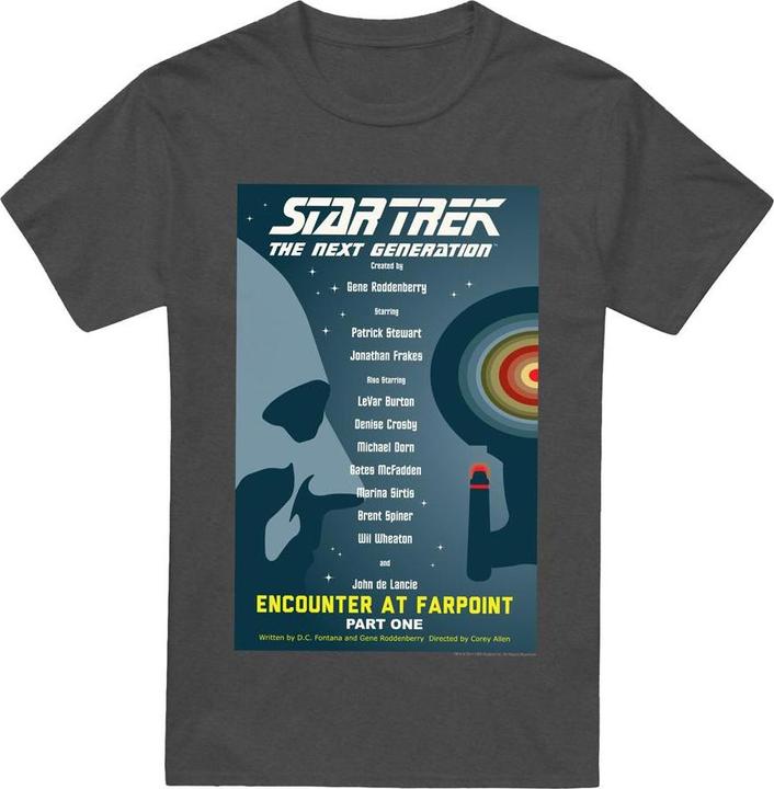 Actual product image Unisex Adult The Next Generation Season 1 Episode 1 T-Shirt (XL)