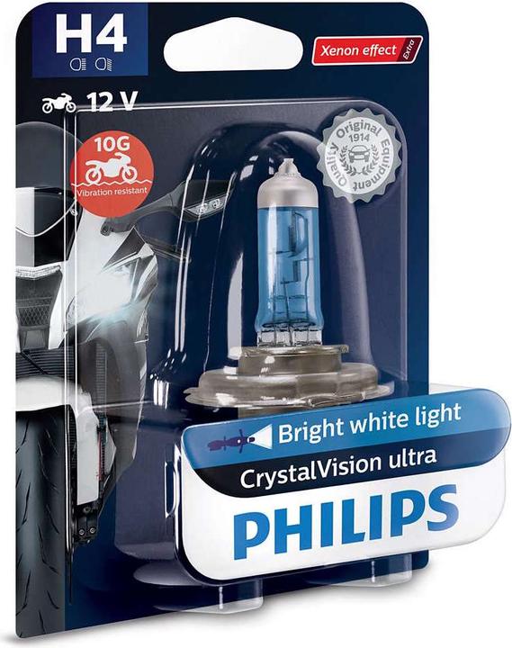 Philips Motorradscheinwerferlampen (H4)