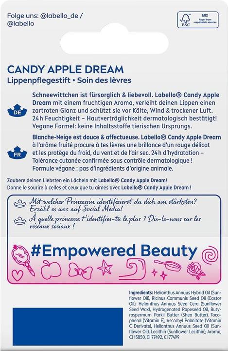 Immagine prodotto Labello Schneewittchen Candy Apple Dream Lip (Cura matita)