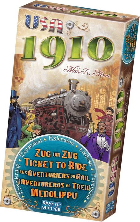 Produktbild Asmodée Zug um Zug - USA 1910 (Französisch, Deutsch, Englisch)