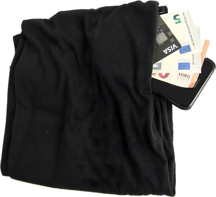 Actual product image KH Security Round scarf with concealed zip pocket