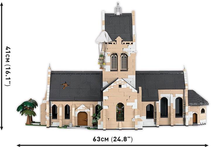 Actual product image Cobi Church Sainte-M?re-Eglise