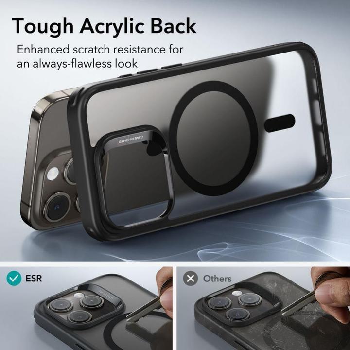 Actual product image ESR Ch Halolock Magsafe Iphone 15 Pro Frosted Black (Apple iPhone 15 Pro)