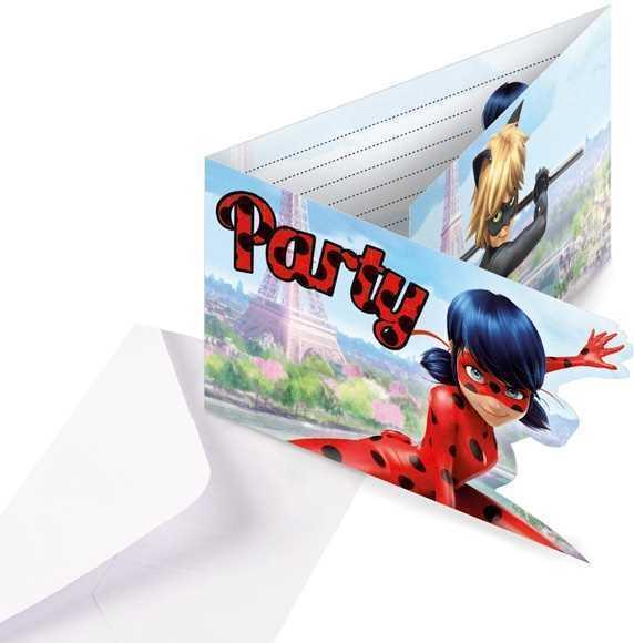Immagine prodotto Riethmüller 8 set di inviti Miraculous incl. buste (8 pz.)