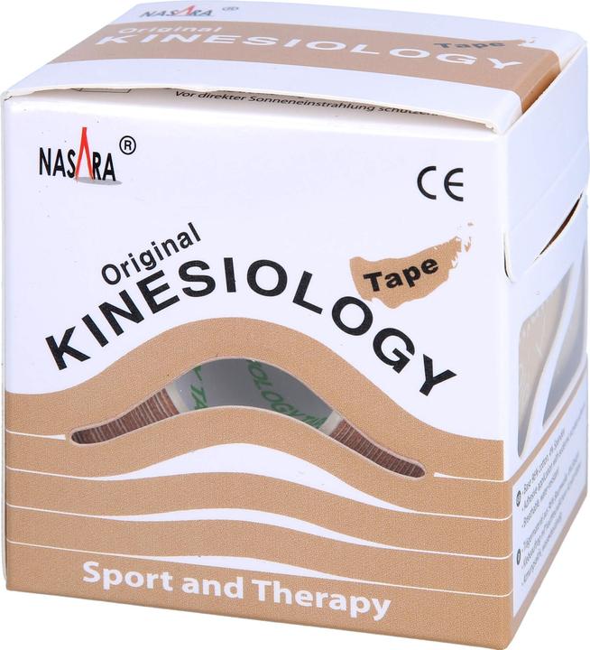 Actual product image Mikros NASARA Kinesiology Tape Beige 5cmx5m, 1 pc PFL (5 m)
