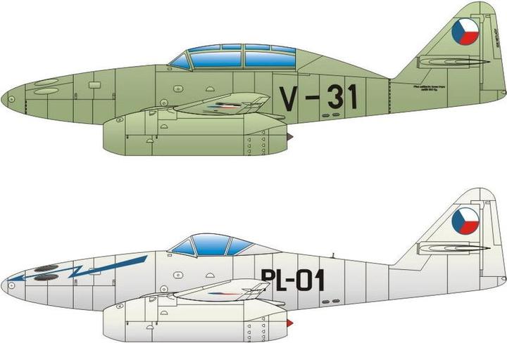 Actual product image CMK S-92/CS-92 Decals (Czechoslova ME 262A/B