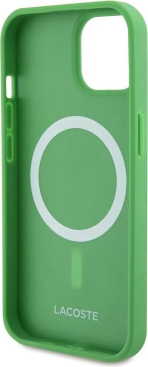 Actual product image Lacoste Etui Iconic Petit Pique Crossbody Cord MagSafe do iPhone 15 zielony