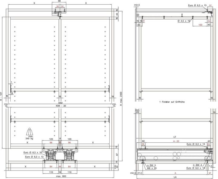 Image du produit HAWA Armoire haute-extraction frontale-extraction totale -FORTE pour constructions en bois