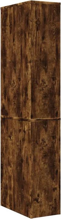 Immagine prodotto VidaXL Armadietto da bagno Armadietto alto Armadietto a nicchia Stretto con rotelle Rovere fumé (22 x 41 x 135 cm)