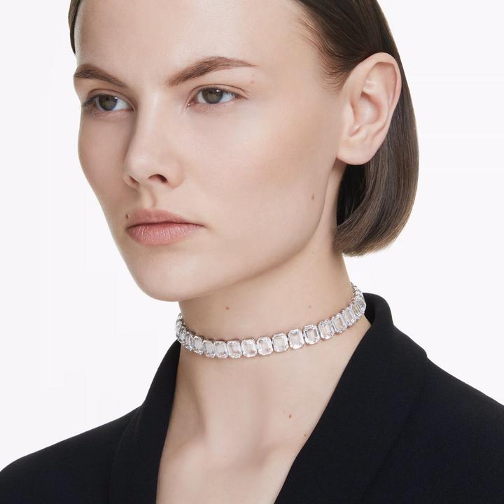 Immagine prodotto Swarovski Collana Millenia Taglio Ottagonale Bianco (Metallo Swarovski)