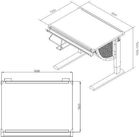 Immagine prodotto Hjh Office Belia (80 x 80 x 50 cm)