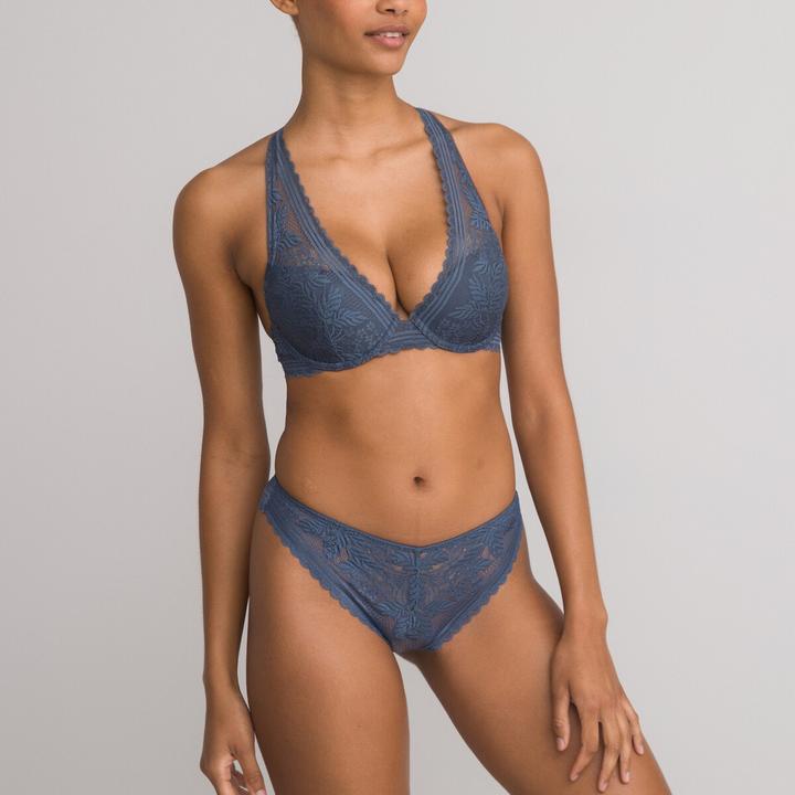 Image du produit La Redoute Collections Soutien-gorge en dentelle foulard en matière recyclée (80 C)