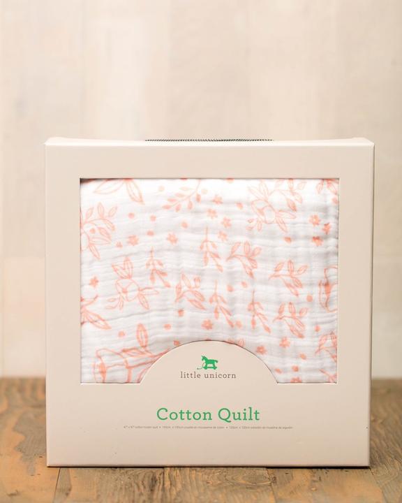 Image du produit little unicorn Couette en mousseline de coton (120 x 120 cm)