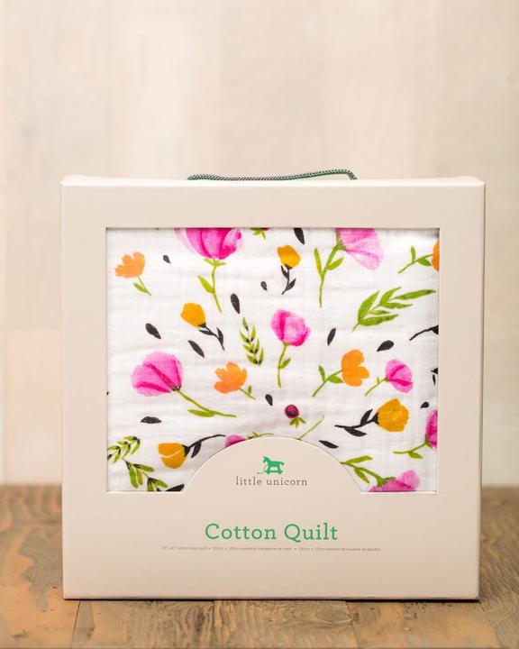 Produktbild little unicorn Cotton Muslin Quilt (120 x 120 cm)