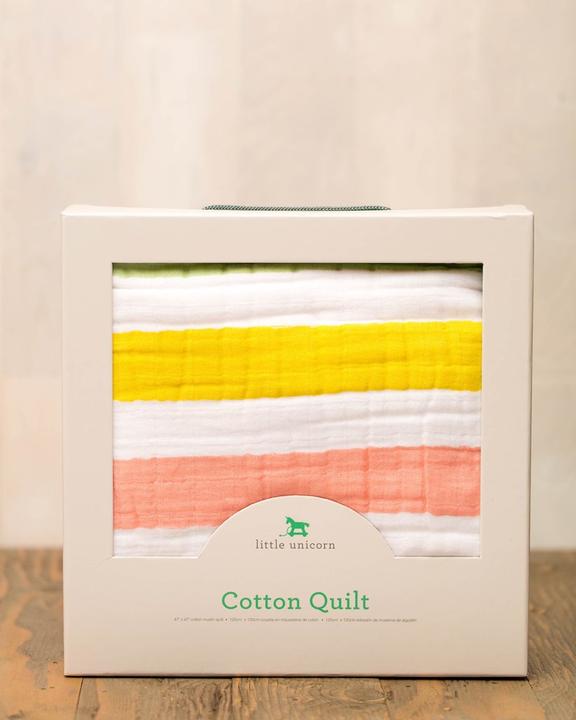 Produktbild little unicorn Cotton Muslin Quilt (120 x 120 cm)