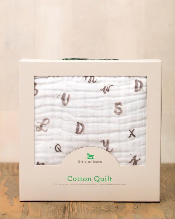 Produktbild little unicorn Cotton Muslin Quilt (120 x 120 cm)