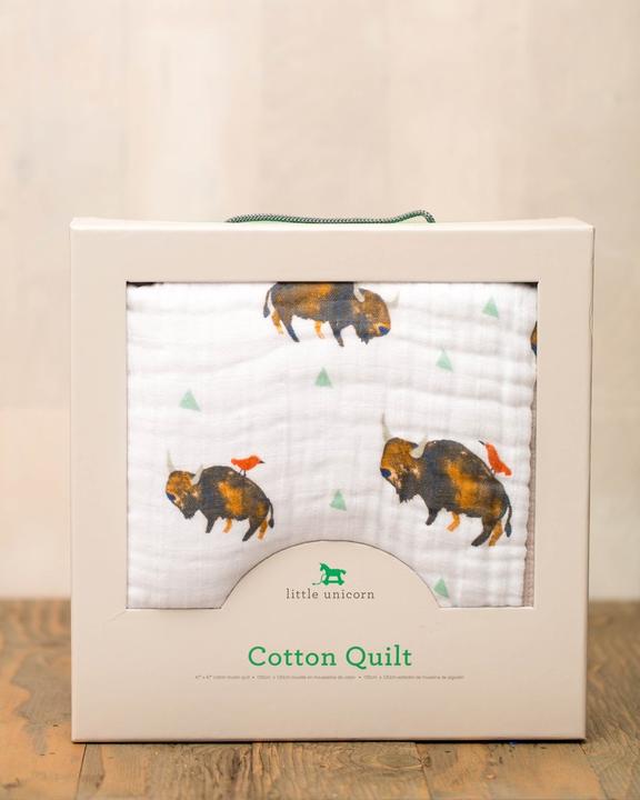 Produktbild little unicorn Cotton Muslin Quilt (120 x 120 cm)