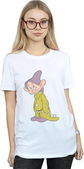 Immagine prodotto Snow White Femme/Les femmes - T-shirt boyfriend en coton Dopey (M)