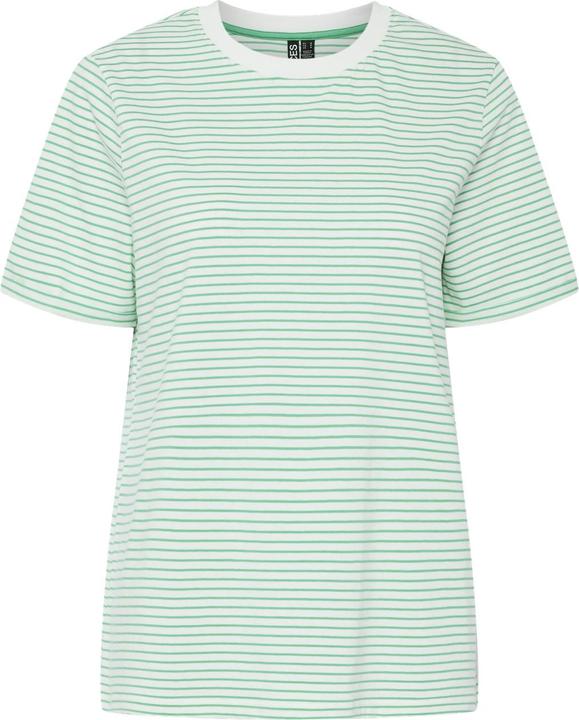 Pieces Gestreiftes Rundhalsausschnitt T-Shirt (XL)
