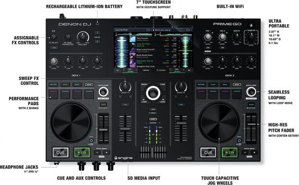 Image du produit Denon DJ Prime Go