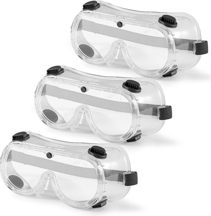 Produktbild Stahlwerk Schutzbrille Korbbrille Ãoeberbrille mit flexiblem Halteband 3er Set