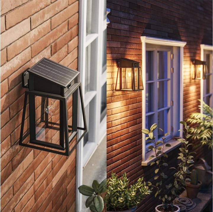 Immagine prodotto Philips Lighting Lysin 929004632801 Solar-Aussenwandleuchte 3.2 W Warmweiss Schw (470 lm, IP44)
