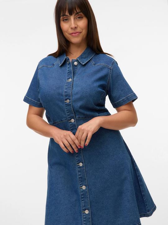 Image du produit Vero Moda VMCAMANDA Kurzes Kleid Jeanskleid (50)