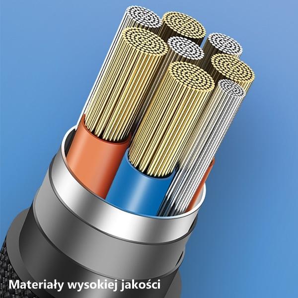 Produktbild Usams USB-A to Lightning 1.2m Blue Cable (63781-uniw) (1.20 m, USB 3.0)