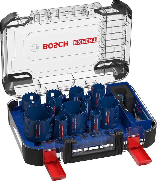 Immagine prodotto Bosch Professional Zubehör Set di seghe a tazza EXPERT Tough Material, 20/22/25/32/35/40/44/51/60/68/76 mm, 14 pezzi. (20, 22, 25, 32, 35, 40, 44, 51, 60, 68, 76 millimetri)