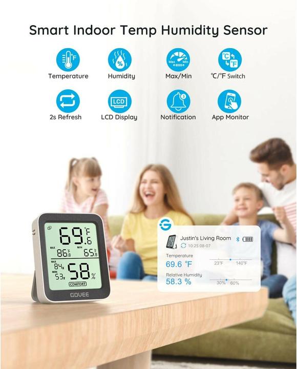 Immagine prodotto Govee Termometro Igrometro Bluetooth con schermo