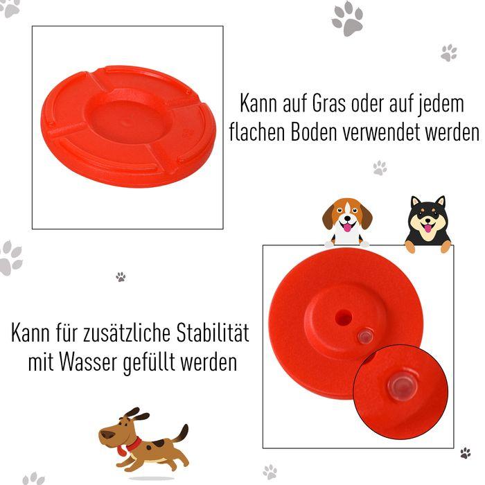 Immagine prodotto Swisshandel24 Set agilità per cani 3 in 1 per l'addestramento giallo (Destrezza)