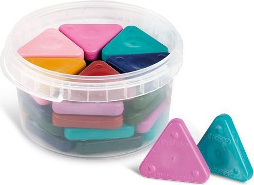 Actual product image Primo Wax triangles E-36 pastel (Multicoloured, 30 x)