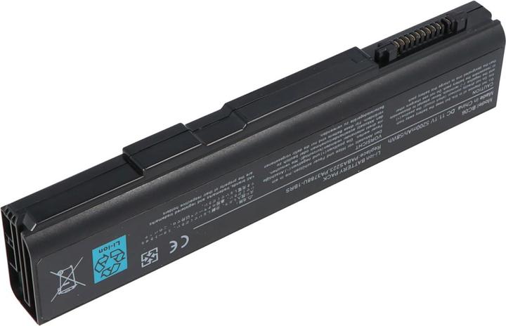 Actual product image Toshiba Battery PA3788U-1BRS, PABAS223, PA3788, PA3788U1BRS, Dynabook, Tecra A11, M11, S11 (6 Cells, 5200 mAh)