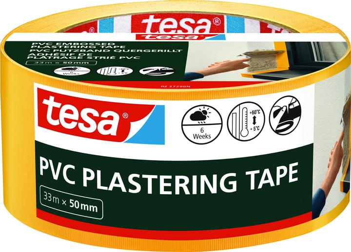 Immagine prodotto tesa Nastro per intonaco in PVC con scanalatura a croce (50 mm)