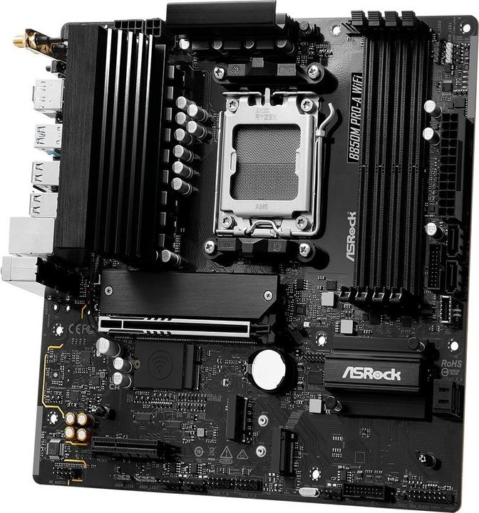 Image du produit AsRock B850M Pro-A WiFi (AM5, AMD B850, mATX)