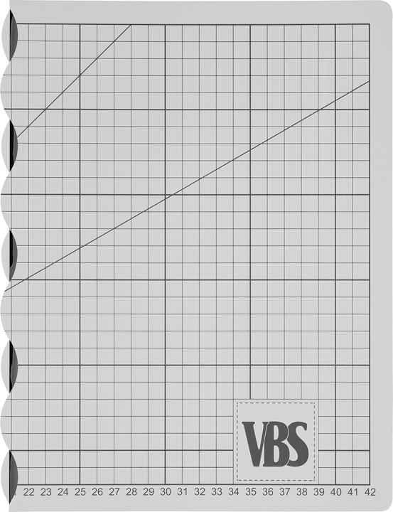 Image du produit VBS Tapis de découpe pliable "Cool Grey", autocicatrisant (29,7 x 42 cm)