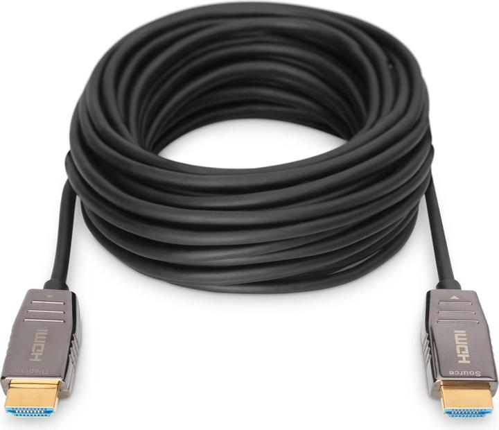 Image du produit Digitus Câble de fibre optique hybride HDMI AOC, UHD 8K, 20 m (20 m, HDMI)
